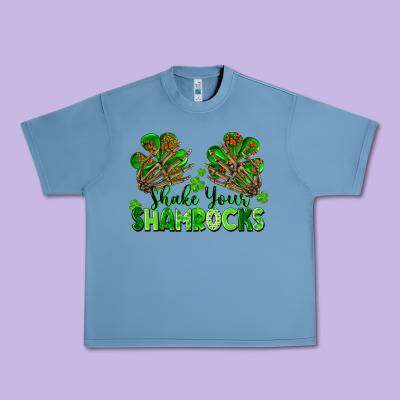 Shake Your Shamrocks Urban Heavy Tee Designed By Fadigitalartstudio