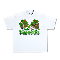 White Shake Your Shamrocks Urban Heavy Tee - FaDigitalArtStudio