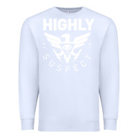 White highly suspect 2022 Premium Sweatshirt - linhVisuals