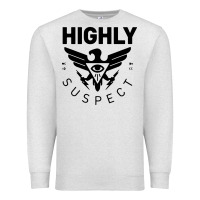Oatmeal Heather highly suspect 2022 Premium Sweatshirt - linhVisuals