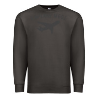 Smoke airplane mode funny traveling design with flying plane Premium Sweatshirt - linhVisuals