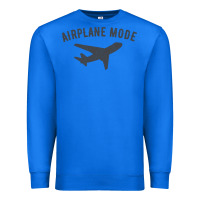 True Royal airplane mode funny traveling design with flying plane Premium Sweatshirt - linhVisuals