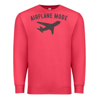 Cardinal airplane mode funny traveling design with flying plane Premium Sweatshirt - linhVisuals