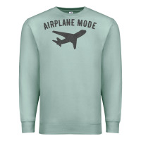 Seafoam airplane mode funny traveling design with flying plane Premium Sweatshirt - linhVisuals