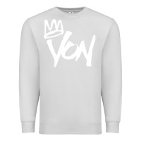Dove Grey KING VON MERCH Premium Sweatshirt - linhVisuals