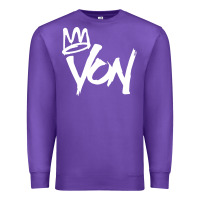 Purple KING VON MERCH Premium Sweatshirt - linhVisuals