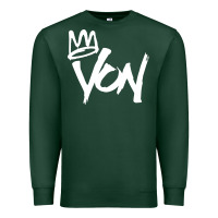 Sports Green KING VON MERCH Premium Sweatshirt - linhVisuals