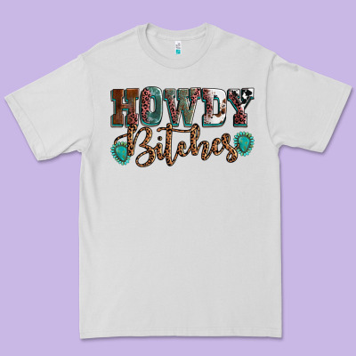Howdy Bitches Mother's Day Premium Tee Designed By Howdyjamesfarm