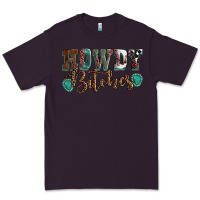 Plum Howdy bitches mother's day Premium Tee - HowdyJamesFarm