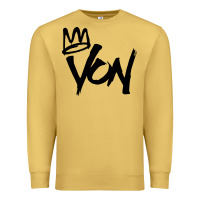 Antique Gold KING VON Premium Sweatshirt - linhVisuals