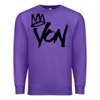 Purple KING VON Premium Sweatshirt - linhVisuals