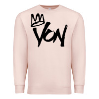 Pale Pink KING VON Premium Sweatshirt - linhVisuals