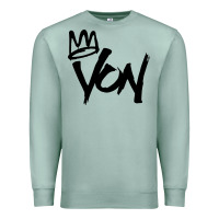 Seafoam KING VON Premium Sweatshirt - linhVisuals