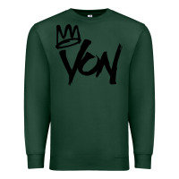 Sports Green KING VON Premium Sweatshirt - linhVisuals