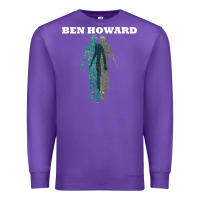 Purple Ben Howard Premium Sweatshirt - linhVisuals