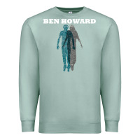 Seafoam Ben Howard Premium Sweatshirt - linhVisuals