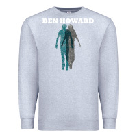 Heather Grey Ben Howard Premium Sweatshirt - linhVisuals