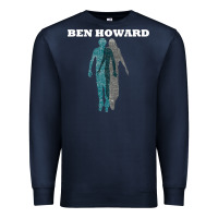 Navy Ben Howard Premium Sweatshirt - linhVisuals