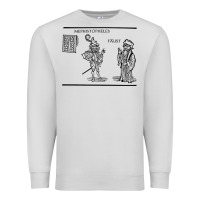 Dove Grey doctor faustus vintage illustration design Premium Sweatshirt - linhVisuals