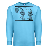 Ocean Blue doctor faustus vintage illustration design Premium Sweatshirt - linhVisuals