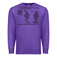 Purple doctor faustus vintage illustration design Premium Sweatshirt - linhVisuals