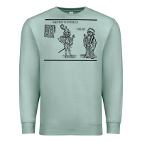 Seafoam doctor faustus vintage illustration design Premium Sweatshirt - linhVisuals