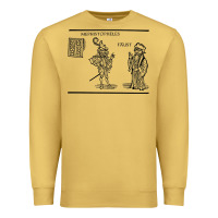 Antique Gold doctor faustus vintage illustration design Premium Sweatshirt - linhVisuals