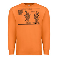 Carrot doctor faustus vintage illustration design Premium Sweatshirt - linhVisuals