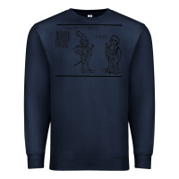 Navy doctor faustus vintage illustration design Premium Sweatshirt - linhVisuals