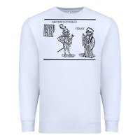 White doctor faustus vintage illustration design Premium Sweatshirt - linhVisuals
