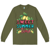 Army Green sweet summer time lemonade Long Sleeve Tee - BundleAndBundleShop