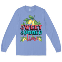 Colony Blue sweet summer time lemonade Long Sleeve Tee - BundleAndBundleShop