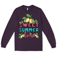 Plum sweet summer time lemonade Long Sleeve Tee - BundleAndBundleShop