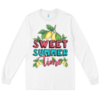 White sweet summer time lemonade Long Sleeve Tee - BundleAndBundleShop