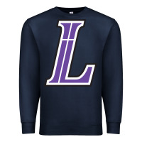 Navy lutheran high school Premium Sweatshirt - linhVisuals