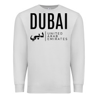 Dove Grey dubai united arab emirates Premium Sweatshirt - linhVisuals