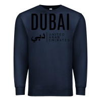 Navy dubai united arab emirates Premium Sweatshirt - linhVisuals
