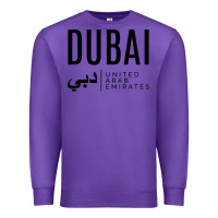 Purple dubai united arab emirates Premium Sweatshirt - linhVisuals