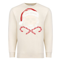 Sandshell bah humbug skull santa hat christmas funny quote Premium Sweatshirt - linhVisuals
