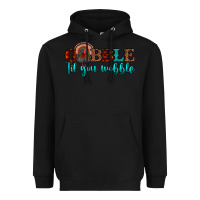Black gobble til you wobble Heavyweight Hoodie - JahusDesignShop