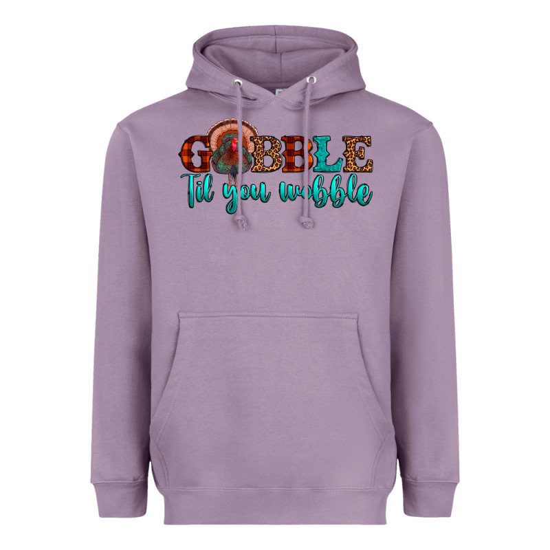 Gobble Til You Wobble Heavyweight Hoodie by JahusDesignShop | Teevron