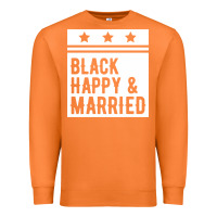 Carrot black happy & married funny wedding gifts Premium Sweatshirt - linhVisuals