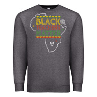 Charcoal Heather black teacher matters african american pride dashiki black history mon Premium Sweatshirt - linhVisuals