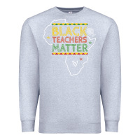 Heather Grey black teacher matters african american pride dashiki black history mon Premium Sweatshirt - linhVisuals
