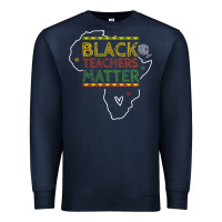Navy black teacher matters african american pride dashiki black history mon Premium Sweatshirt - linhVisuals