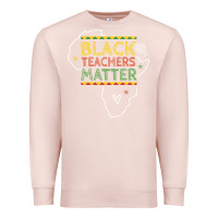Pale Pink black teacher matters african american pride dashiki black history mon Premium Sweatshirt - linhVisuals