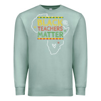 Seafoam black teacher matters african american pride dashiki black history mon Premium Sweatshirt - linhVisuals