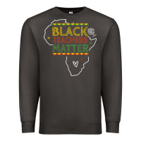 Smoke black teacher matters african american pride dashiki black history mon Premium Sweatshirt - linhVisuals
