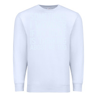 White boating funny if my boat is thinking about me too funny pontoon boat l Premium Sweatshirt - linhVisuals