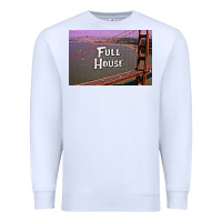 White f u l l h o u s e Premium Sweatshirt - linhVisuals